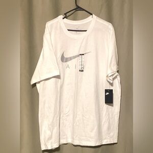 Nike Sportswear Mens Air GX Logo Tee-Shirt White Size XXL-BV0626-100